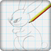 描画小兔子