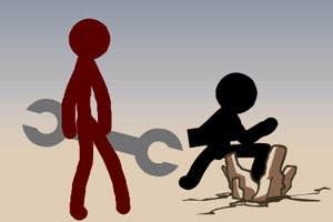 愚蠢的火柴人!猜猜谁先死? 哔哩哔哩 (゜゜)つロ 干杯~ bilibili